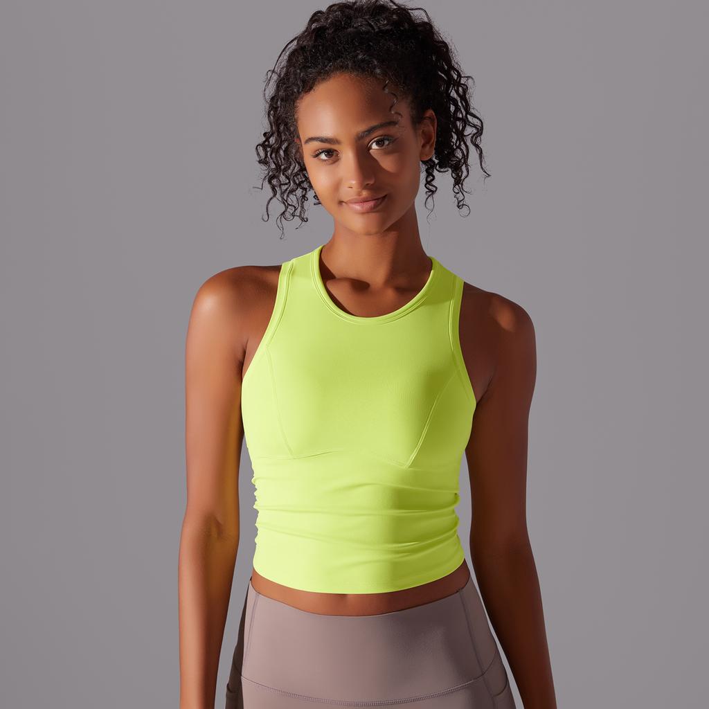 Nessaj Женские спортивные майки без рукавов для тренажерного зала и фитнеса, уличная одежда, повседневный жилет для бега