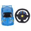1:22 Remote Control Car Steering Wheel Electric Remote Simulation Car Model Toy for Kids Blue