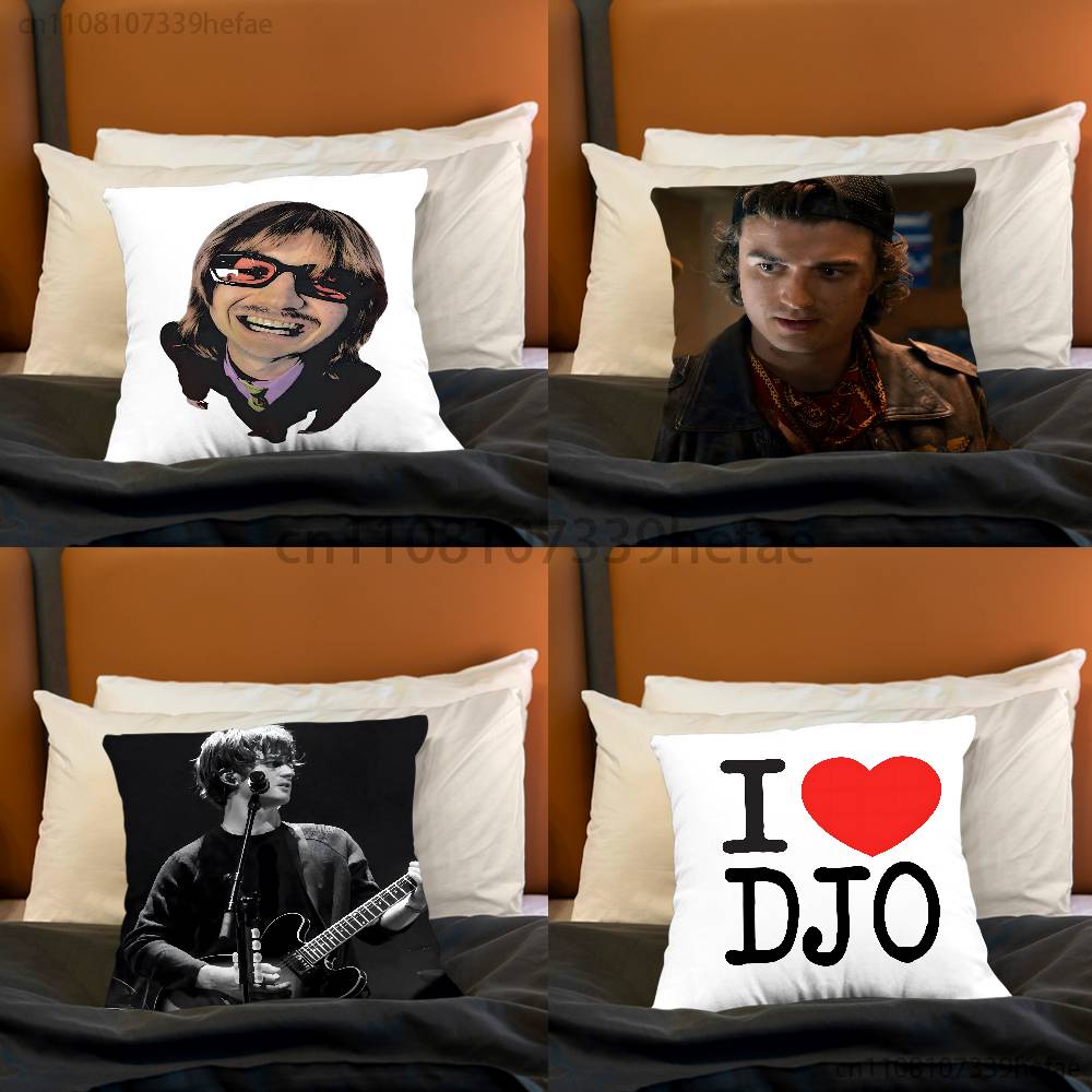 JJoe Keery Singer Funny Pillow Case Antidustmite Pillowcase Invisible Zipper Silky Short Plush Sofa Cushion Cover