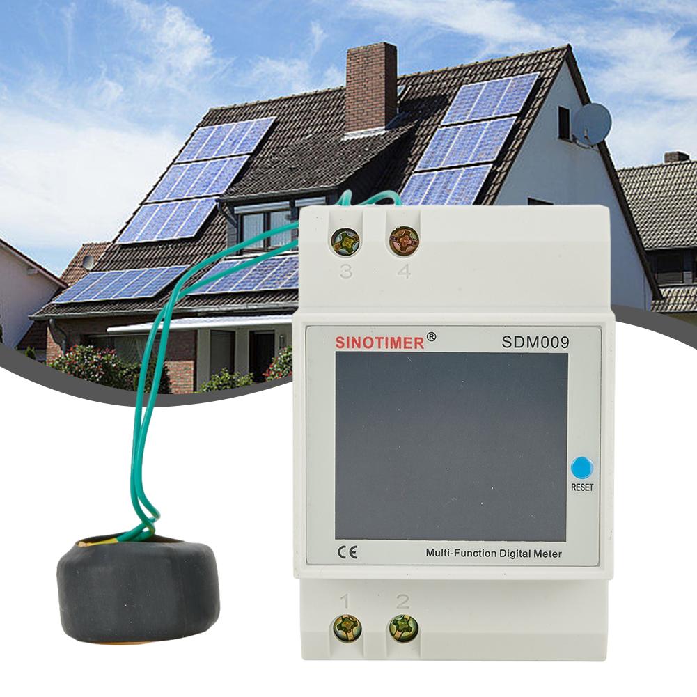Color LCD HD Display Digital Electricity Meter, Backlight Function, Clear Visibility, Data Reset, Cumulative Energy Measurement
