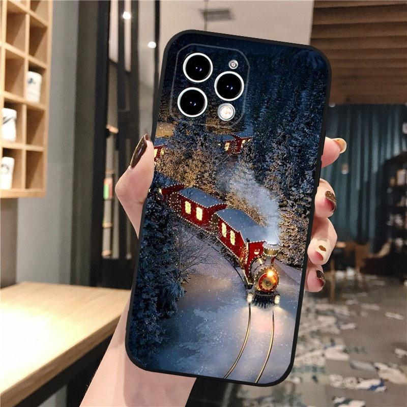Чехол для телефона «Зимний свет» со снегом для iPhone Samsung Galaxy Redmi Xiaomi Oppo OnePlus Note SA 7 8 9 10 11 12 13 14 20 21 22 23 53 54 Pro Max Plus Ultra