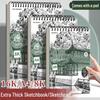 Плотный скетчбук формата А4 и 8k/16k для детей - Идеально подходит для маркеров и красок