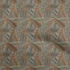 Cotton Flex Brown Fabric Tribal Sewing Material Print Fabric By The Yard 40 Inch