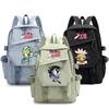 Anime Printed Adventure Man School Bag for Girl Teeny Children Bookbag Teenager Large Capacity School Backpack Travel Bag