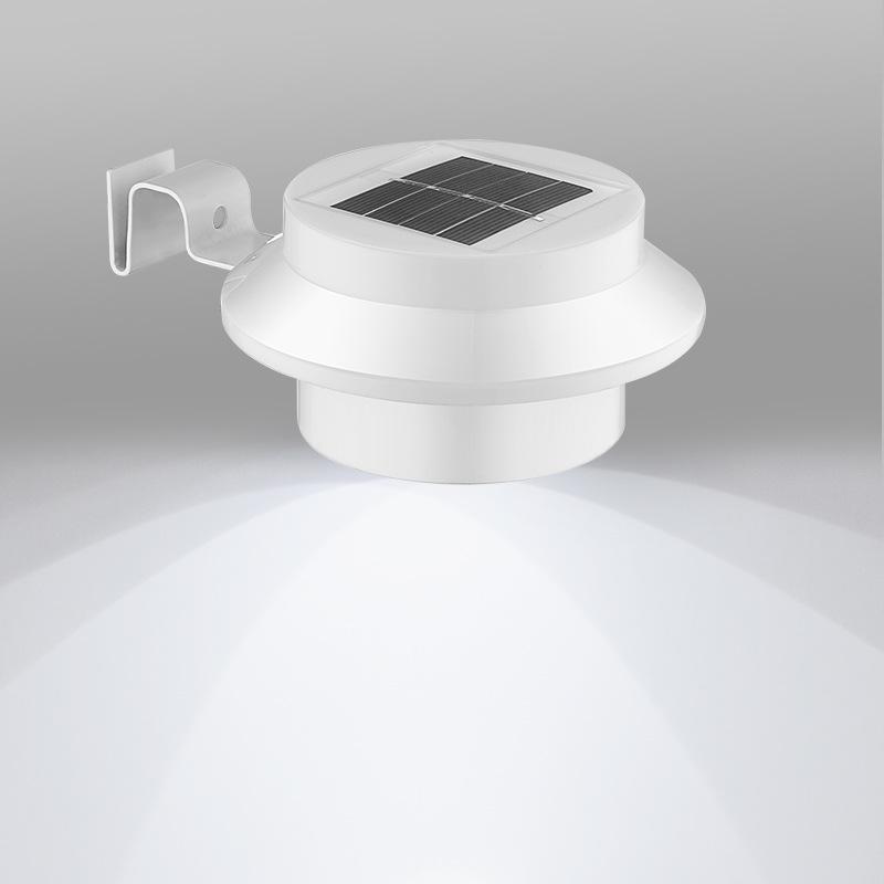 LED Solar Wall Lamp Perforated Outdoor Fence Decorative Lamp Outdoor Waterproof Eaves Garden Wall Lighting Fence Lamp Courtyard Outdoor Courtyard Lamp