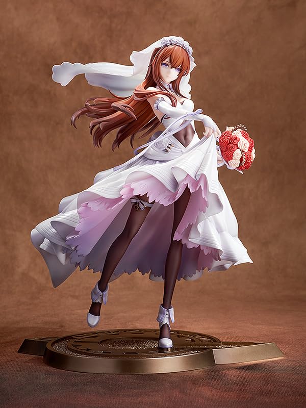 STEINS GATE Свадебное платье Макисе Курису масштабная пластиковая окрашенная готовая фигурка Ver. 1/7