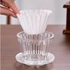 Basket Coffee Dripper Crystal Eye Pour Over Coffee Filter 1-2Cups Coffee Maker Flat Bottom Increase Uniformity Coffee Accessory