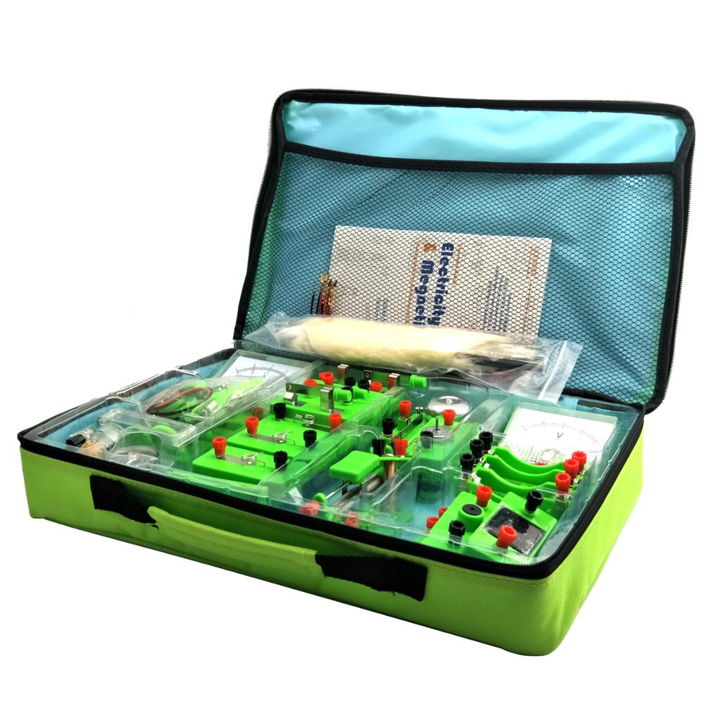 School Physics Labs Basic Electricity Discovery Circuit and Magnetism Experiment Kits for Junior Senior High