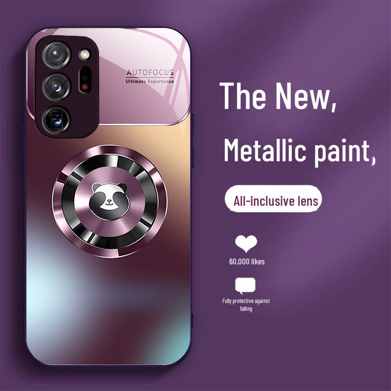 Samsung Galaxy серии A01/A02/A10/Note20Корпус из ультраметаллического стекла в градиентном цвете «панда».