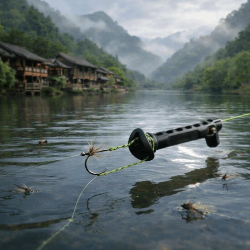 Lightweight Fly Fishing Threader Magnetic Fishing Line Threader Magnetic Fly Threader  On Water