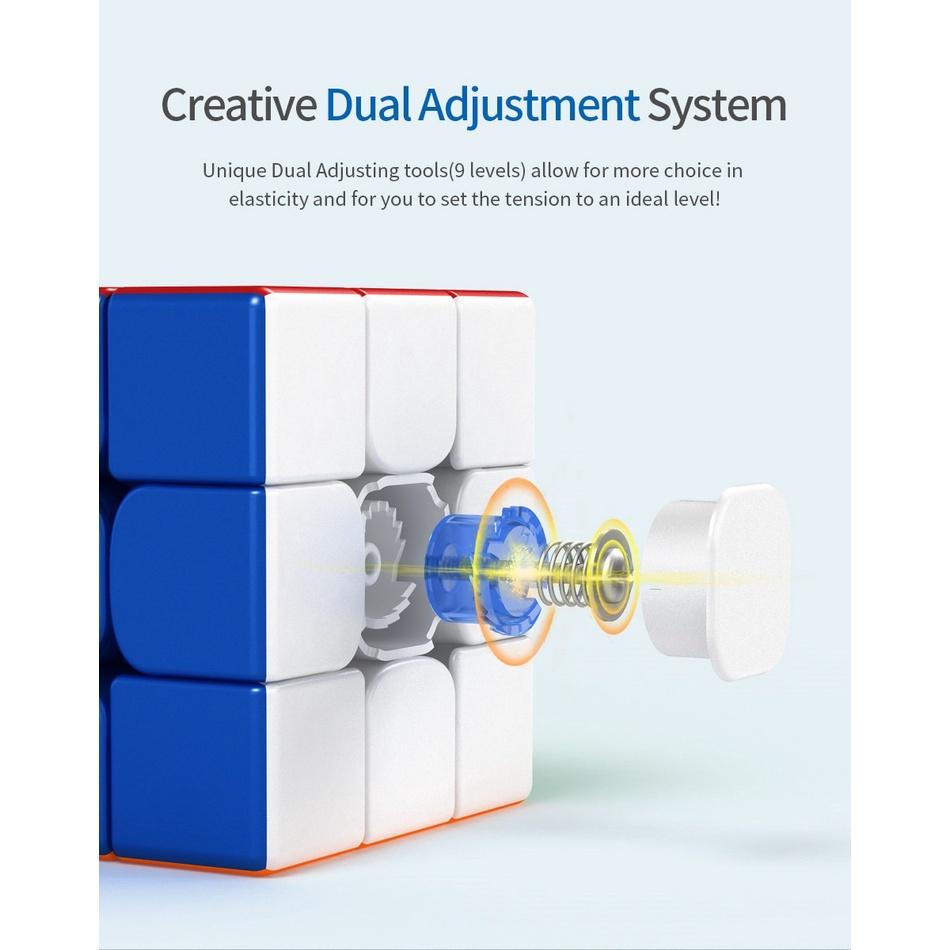 Профессиональный магнитный кубик 3x3 для соревнований в магнитных радужном и черном цветах