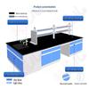 Customized Steel-Wood Laboratory Workbench - All-Steel Central Operating Table for Chemical Experiments