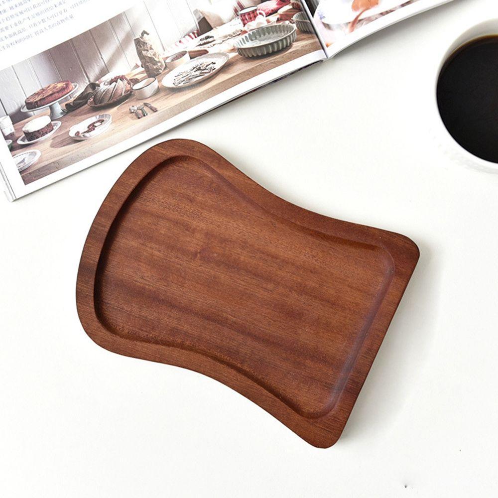 Household Bread Dessert Wooden Tray Dried Fruit Food Dish Snack Plate Serving Tray Wooden Plate