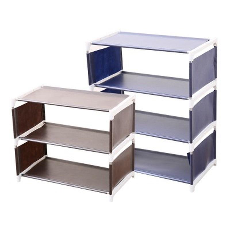 3/4Tier Shoe Tower Shelf Shoes Rack Organizer Shelf Storage Cabinet Nonwoven Shelf