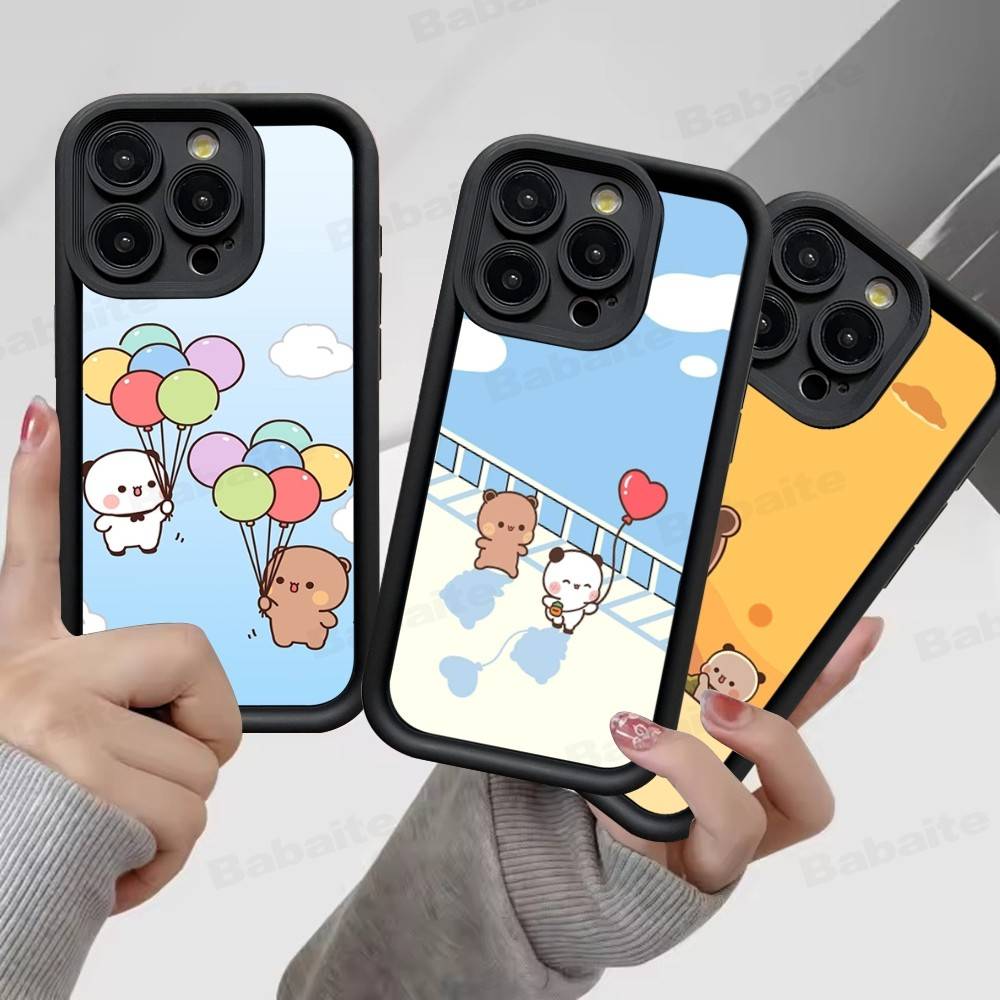 Cute Bubu Dudu Cartoon Phone Case For IPhone 17 16 15 14 13 12 11 Air Plus Pro Max Soft Back Cover