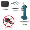 18V 4 Gear Cordless Pruner Shear Efficient Fruit Tree Bonsai Pruning Electric Tree Branches Cutter Compatible Makita 18V Battery(No Battery)