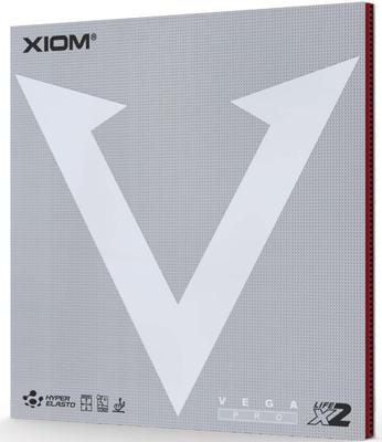 XIOM Настольный теннис Мягкая накладка Vega Pro Красная MAX 10411,
