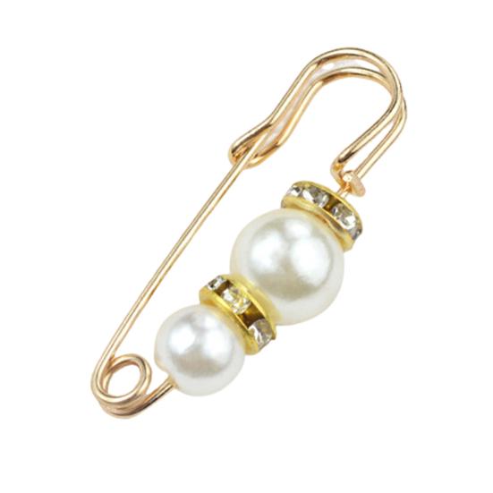 Брошь «Безопасность», тонкая работа, защита от воздействия, привлекательный искусственный жемчуг, женская безопасность