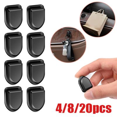 Автомобильные крючки, внутренний держатель для USB-кабеля, ключ для наушников, самоклеящийся настенный крючок для приборной панели, авто