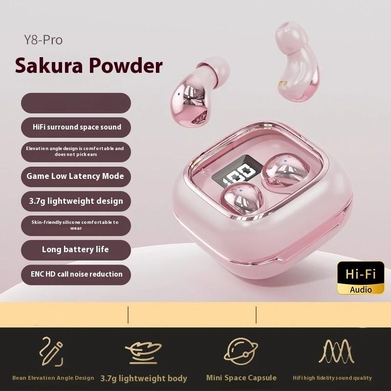Xiaomi Y8 Wireless Bluetooth Earphone LED Display for Xiaomi TWS Earphones Sport Earbuds With Mic Game Headphones Mini ENC Headset