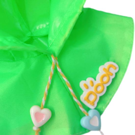 10/15 см хлопковый плащ для куклы, регулируемый шнурок, дождевик-пончо, желтый, зеленый, мягкая кукла, ткань, дождевики, одежда, хлопковая кукла, подарок для любителей