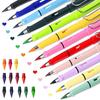 12 шт. Портативные стираемые вечные карандаши без чернил с 12 шт. сменными стержнями для письма и художественного эскиза