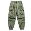 Осенние и зимние мужские уличные модные повседневные комбинезоны, свободные модные эластичные спортивные брюки с несколькими карманами