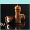 Деревянный набор мельниц для перца и соли, античная отделка, для кулинарной подготовки, декор, кухня
