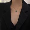 Necklaces Exquisite Minimalist Square Pendant Choker Chains Fashion Necklace For Women Jewelry Party Gifts