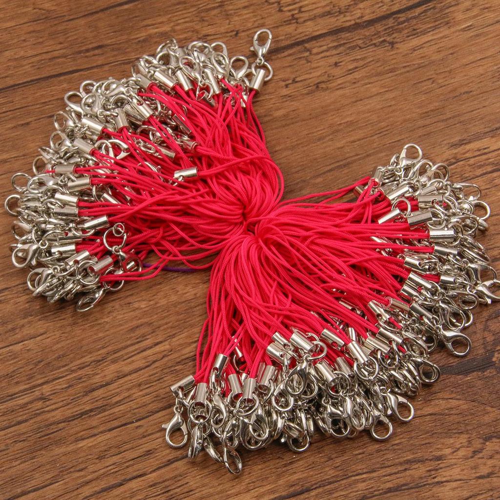 20-Color DIY Jewelry Lobster Clasp Strap - 67mm Mobile Phone/Pendant Rope Accessory