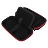 Game Console Storage Bag Hard Shell Dual Zipper Protective Portable Carrying Case for Switch Red