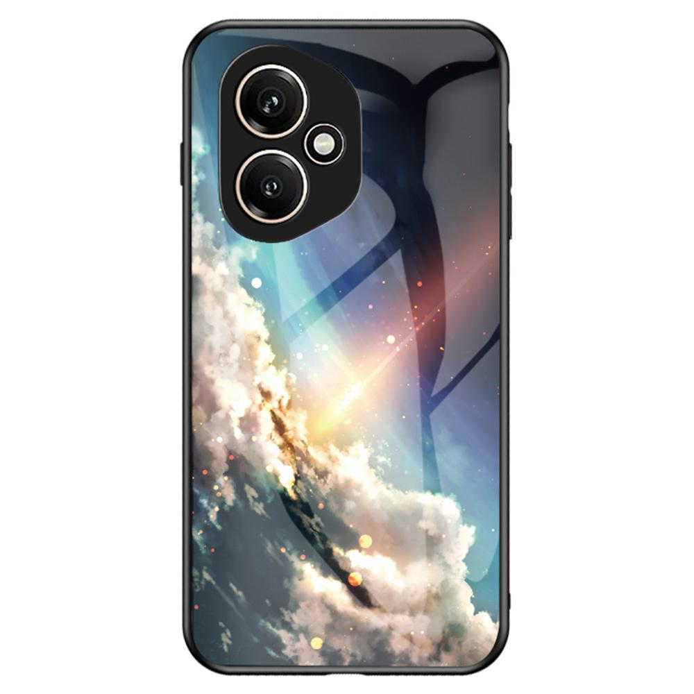 Для Honor 400 5G (Глобальный) Чехол с узором «Звездное небо» из закаленного стекла для телефона
