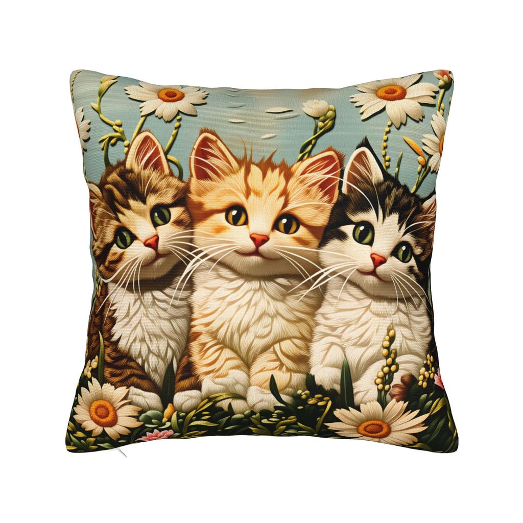 Pillow Cover Adorable AnimalPrinted Novelty Pillow Case For Chair Sofa Home Decor Pillowcases