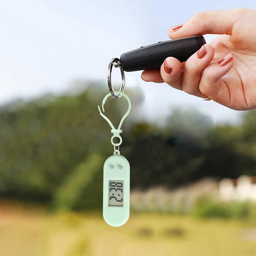 Keychain Clock | Pocket Watch Pendant | Silent Electronic Timepiece For Study Room Classroom Exam, Small Desktop Clock