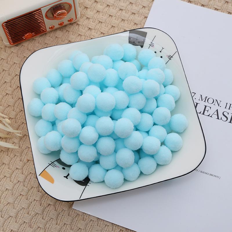 Colorful High Elastic Pom-Pom Embellishments - Free Same Day Shipping, In Stock, DIY Accessories, Large Plush Balls