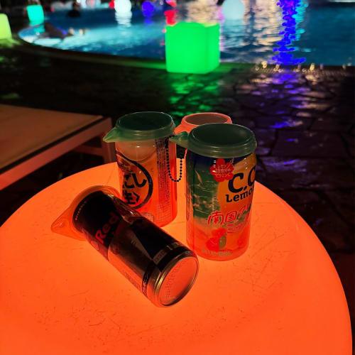 New Version Leak-Proof Reusable Can Caps, Half-Drink Lids, Made in Japan, Assorted Colors, Set of 3