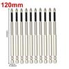 10 Pcs/1 Set Cross Magnetic Screwdriver Bit Alloy Steel Anti Slip Long Drill Bits PH2 Hand Tool Accessories