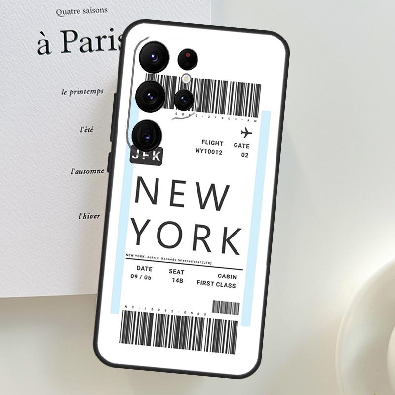 New York City Phone Case For Samsung Galaxy S25 Ultra S9 S10 S20 FE S21 S22 S23 Plus S24 Ultra Cover Shell