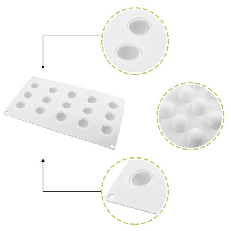 1 шт. белая силиконовая форма для мусса, форма для французского десерта, торта, сердце и круглая форма для выпечки кексов, мусс
