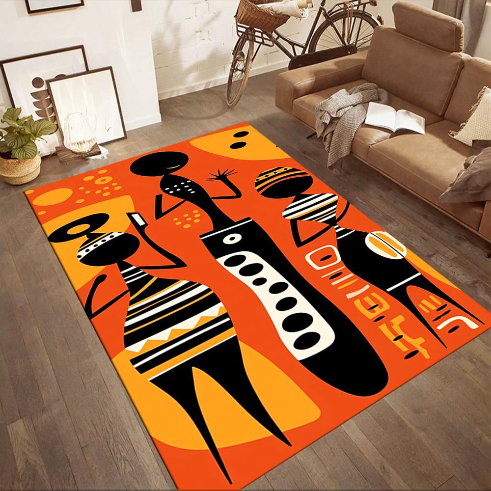 African Heritage Elegance Floor Mats for Living Room, Bedroom and Room Decoration Are Suitable for Gifts.