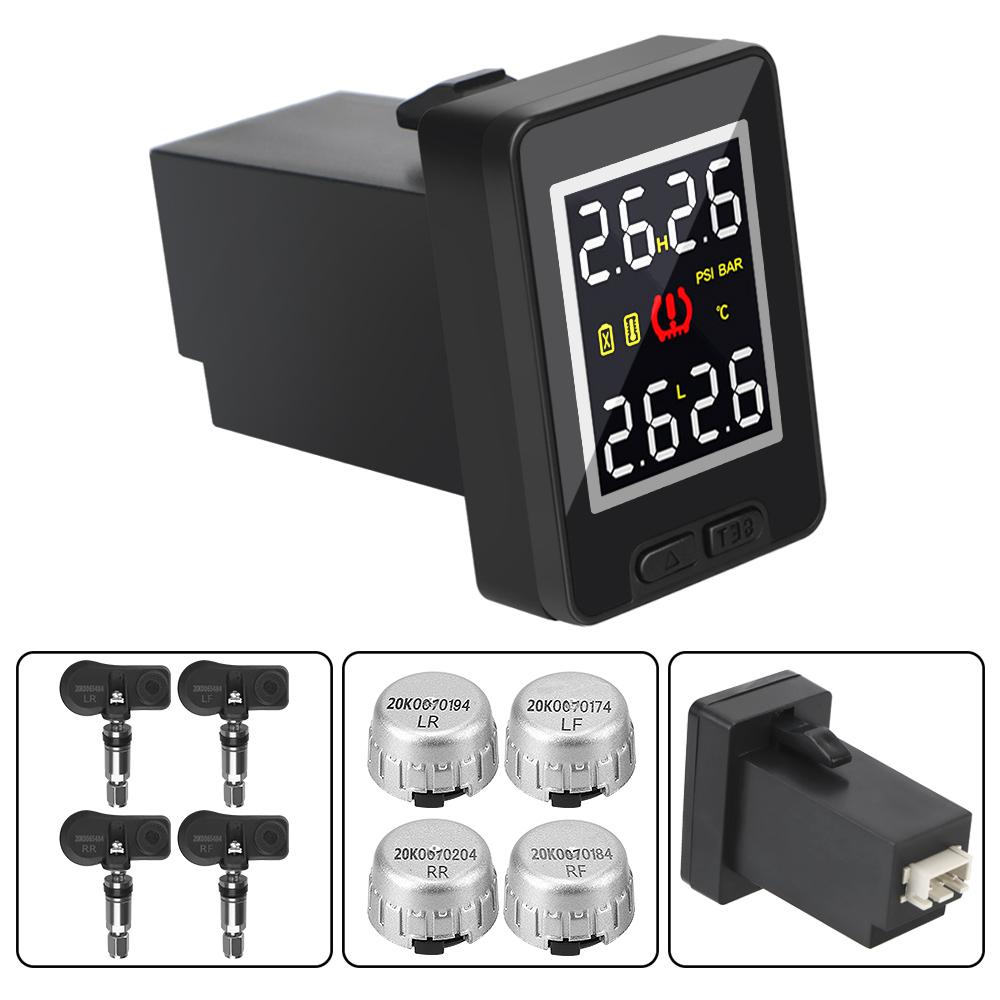 Экономьте топливо Система контроля давления в шинах Автомобильный TPMS для Toyota 4 шт. Внешний / Внутренний датчик Водонепроницаемый Беспроводной