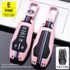 Розовый чехол для ключей из цинкового сплава, брелок для Ford Fusion Mustang F150 Edge Explorer, Lincoln MKZ MKC MKX, автомобильные аксессуары