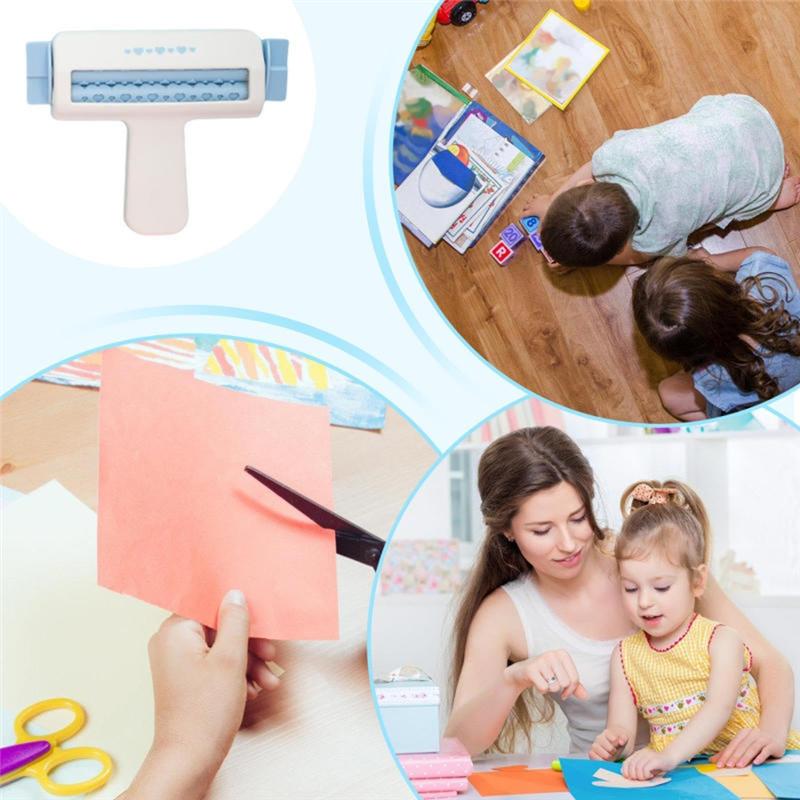 Текстурный ролик Инструмент для гофрирования бумаги Эмбоссирование бумажного рулона Для изготовления волнообразного гофрировщика бумаги Любовный стиль