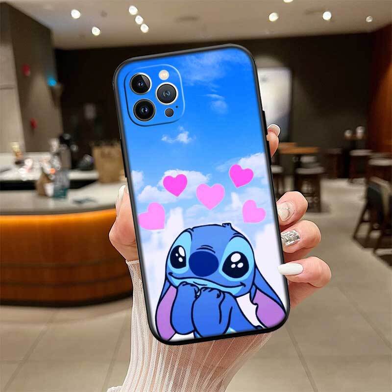 Cute Lilo Stitch Phone Case for Redmi Note 12 12S 12C 13 13C 13R 14 14S 14R 14C 11A 13X A3 A3X A4 A5 Pro Max Plus