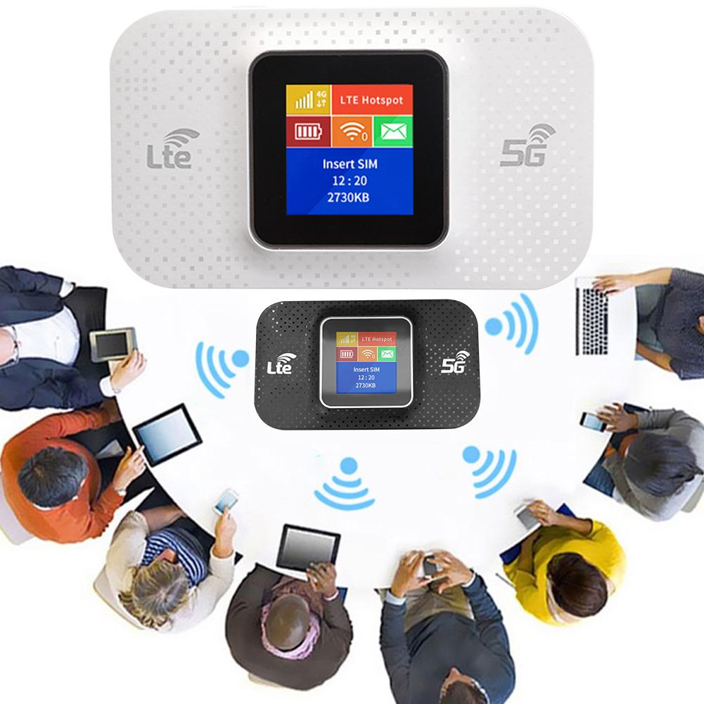 4G LTE Wi-Fi роутер со слотом для SIM-карты, беспроводной портативный роутер 3650 мАч, разблокированный модем 150 Мбит/с, мини-хотспот для улицы, Wi-Fi хотспот для автомобиля
