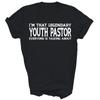 Youth Pastor Job Title Employee Funny Unisex Shirt Gift