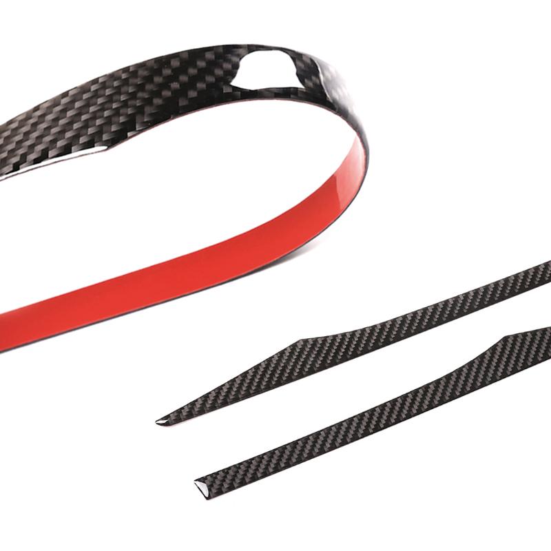 Для Honda Civic 10-го поколения 2016 2017 2018 автомобильные аксессуары наружное заднее окно треугольная крышка из углеродного волокна