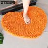 Heart-shaped Floor Mats 40x50cm Bathtub Absorbent Non-slip Mats Toilet Bathroom Wedding Carpet Household Products