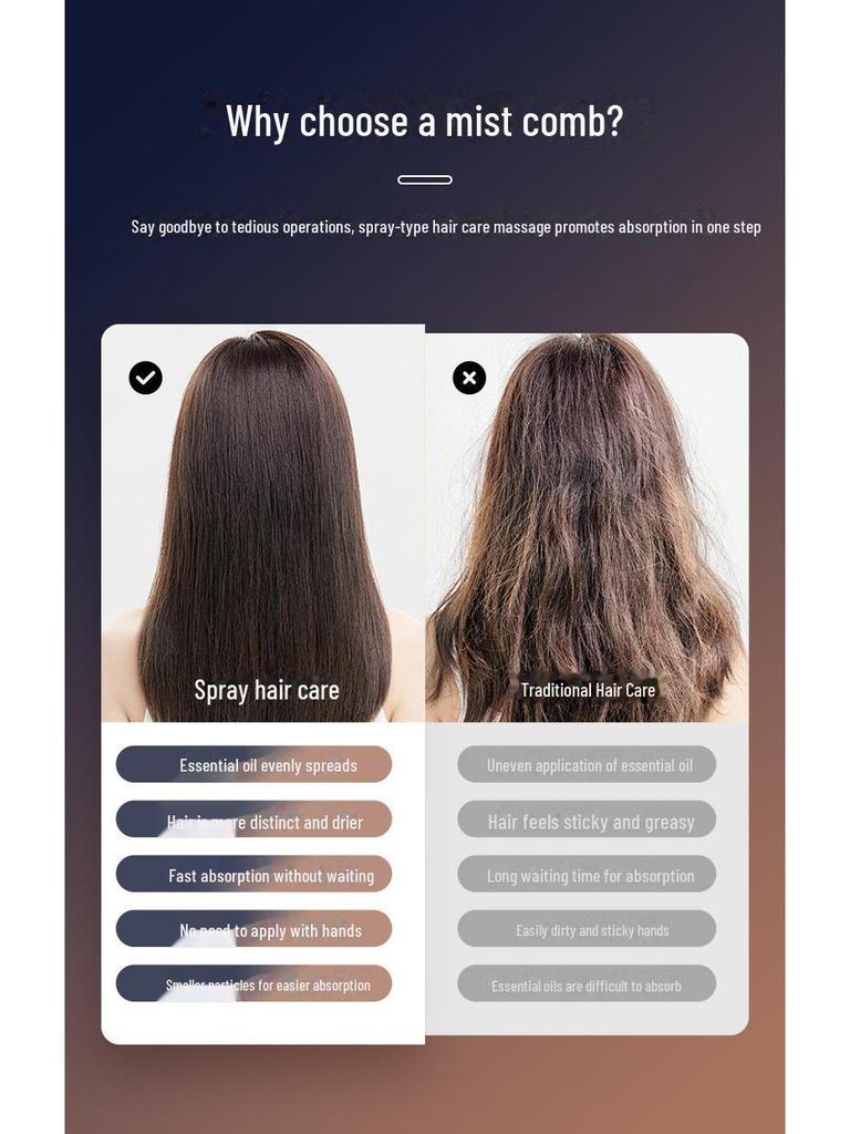 Electric Red Light Scalp Massage and Hair Growth Comb