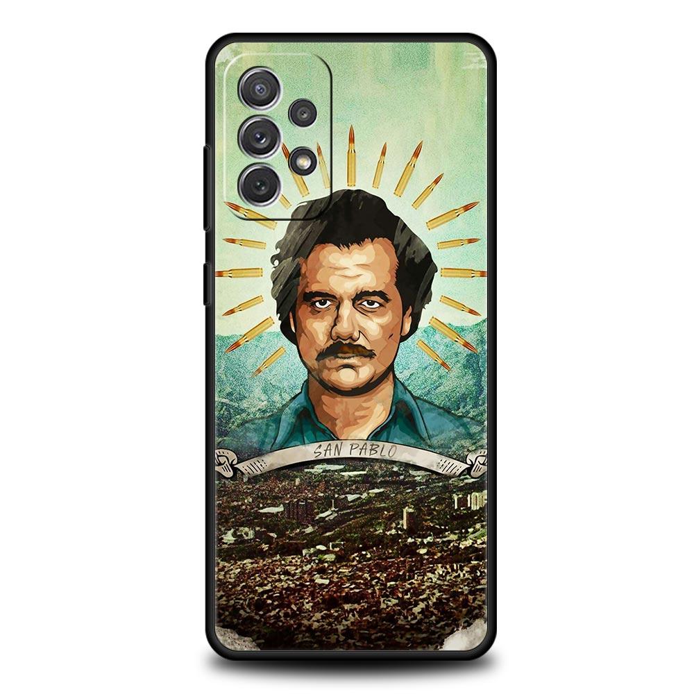 Narcos TV Series Pablo Escobar Case for Samsung A51 A71 A21S A12 A15 A25 A31 A41 A52 A32 A23 A33 A53 A73 A03S A05S A13 5G Cover
